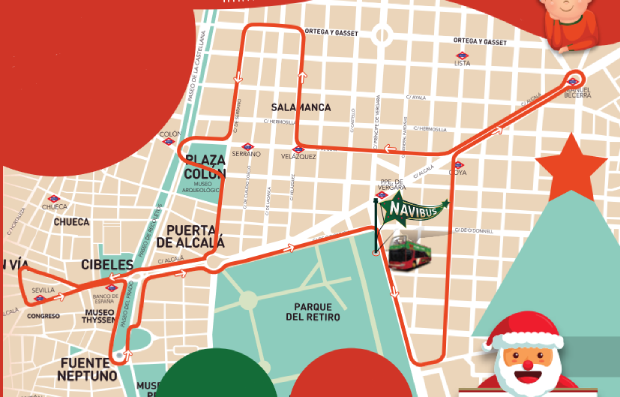 Navibus Tour Madrid mapa